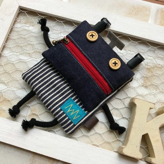 12 стильных вязаных и сшитых сумочек на пояс вдохновляемся,вязание,шитье