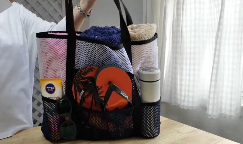 Невероятно практичная и при этом стильная и красивая пляжная сумка: все девочки в восторге мастер-класс,шитье