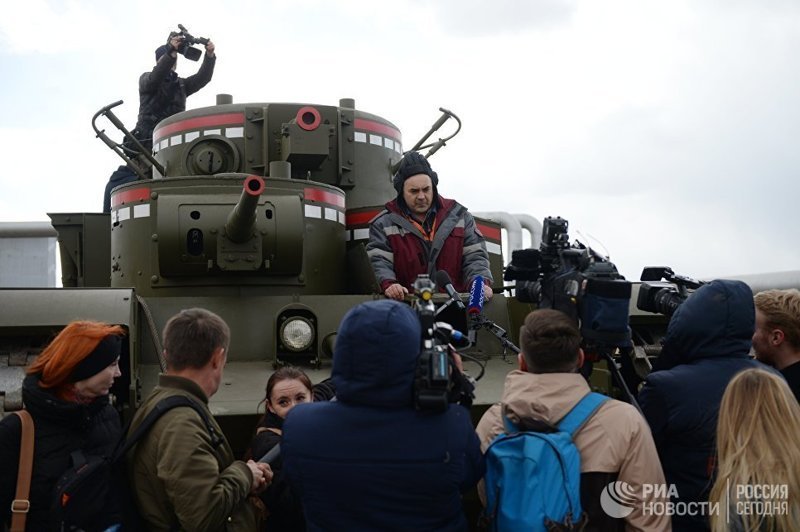 На Урале воссоздали уникальный пятибашенный танк Т-35 Т-35, танк, фоторепортаж