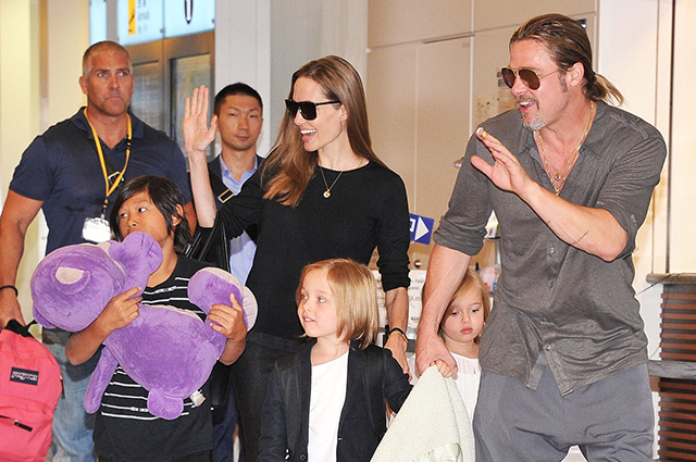 Брэд Питт собирается провести летние каникулы со своими детьми