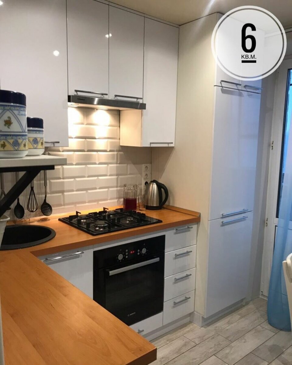 Кухни в хрущевке с холодильником и газовой плитой фото