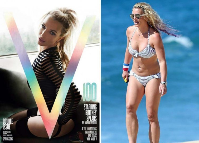 Как выглядят звезды на обложках журналов и в реальной жизни: от Бритни Спирс до Ванессы Паради 