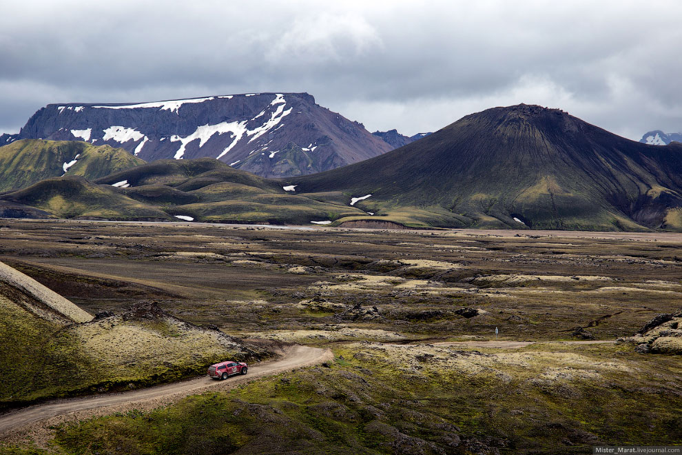 Остров Исландия: путь к долине Landmannalaugar Исландии, можно, Landmannalaugar, начали, Такое, Здесь, приехали, водопад, увидеть, туристов, одной, только, перед, машину, водопады, достаточно, оставить, смогли, некоторые, лучше