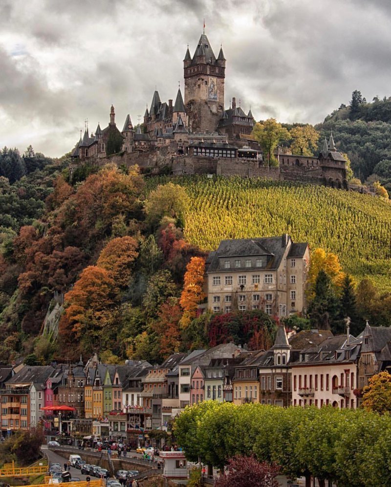 Cochem Castle, Germany красивые места, мир, планета, природа, путешествия