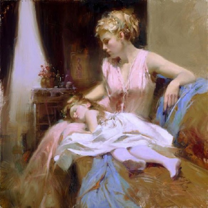 Романтическая живопись от Pino Daeni.