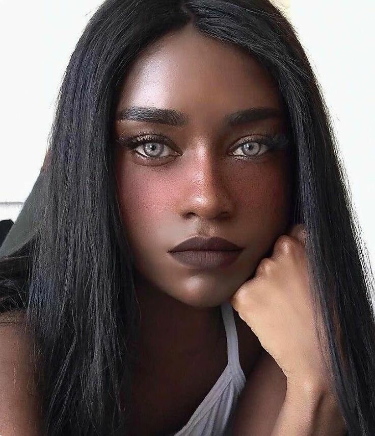 Модели из ЮАР с невероятно черной кожей, от которых в востроге весь мир моделью, вызывает, время, благодаря, потому, кожей, темной, стала, восторг, любить, пример, своей, внешностью, любит, безусловно, белый, перекрашивает, макияжемУ, волосы, черные