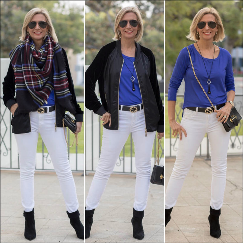 how women can wear white for fall