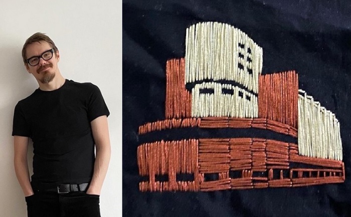 Авангард на лоскутке: мастер из Питера вышивает гладью здания советской индустриальной эпохи