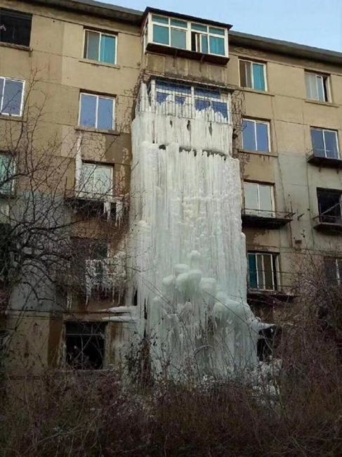 Знатно топило хорошие морозы