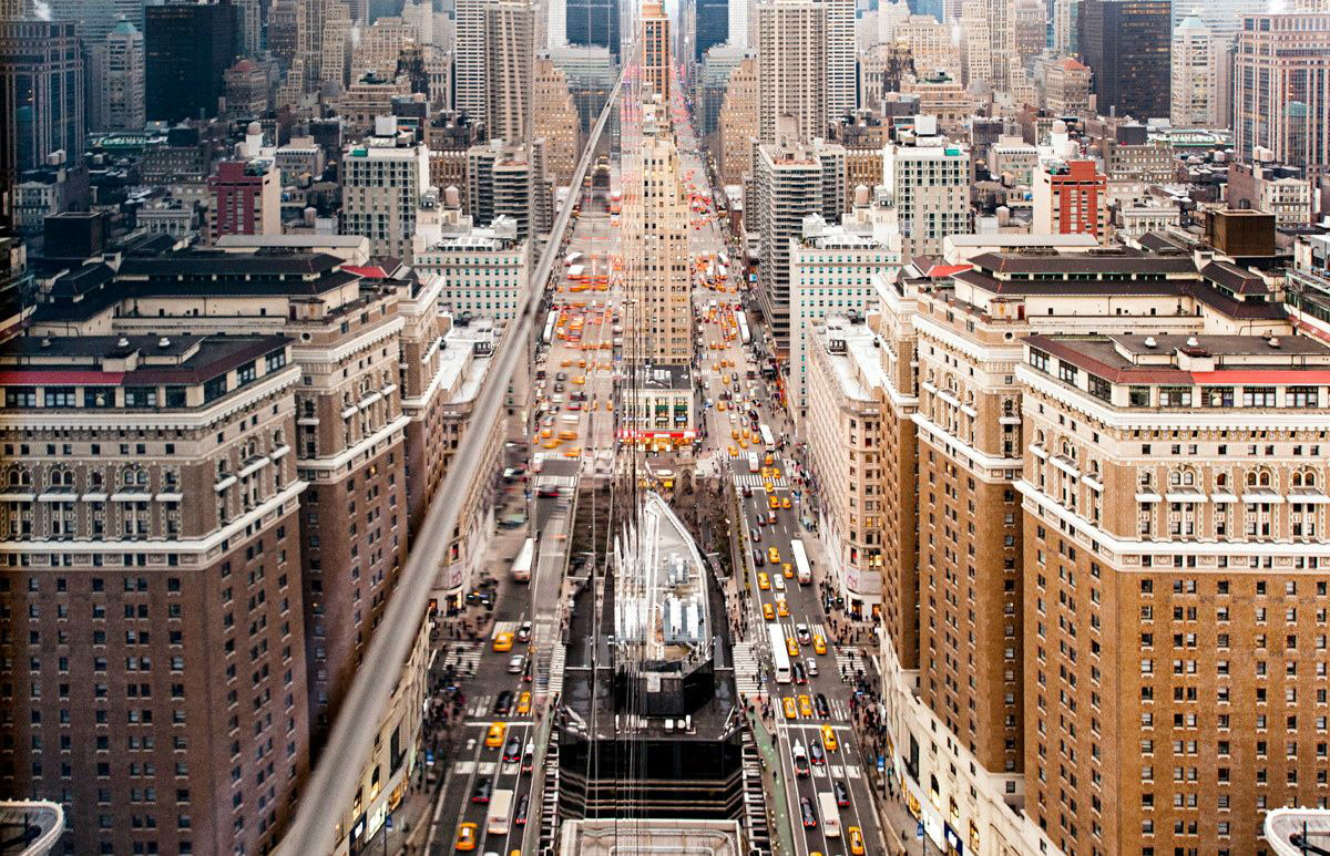 Головокружительный Нью-Йорк с высоты небоскребов высота,небоскребы,нью-йорк,фотография