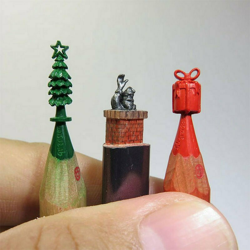 12 работ художника, который создает скульптуры из обычного карандаша