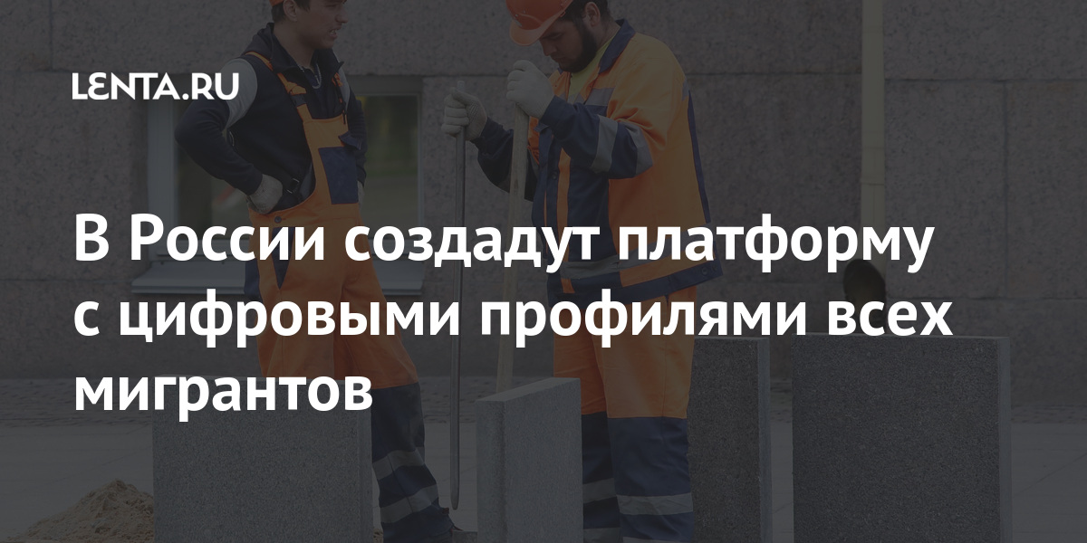 В России создадут платформу с цифровыми профилями всех мигрантов В России создадут платформу с цифровыми профилями всех мигрантов Россия
