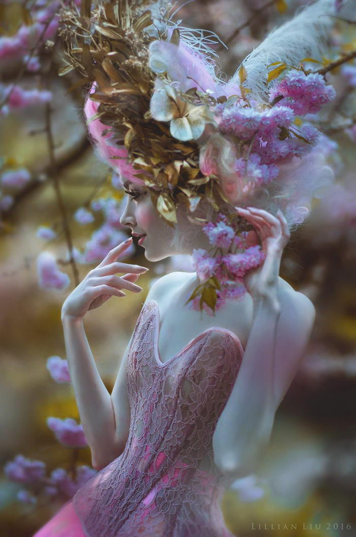 Фантазийные девушки в работах Lillian Liu 