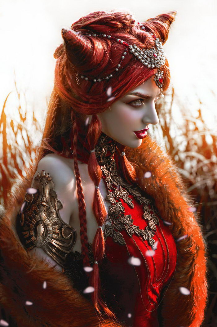 Фантазийные девушки в работах Lillian Liu 