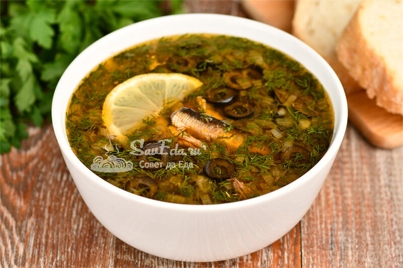 Быстрая рыбная солянка из консервов - не просто вкусная, а очень вкусная