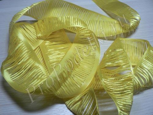 Одуванчик из атласных лент: мастер-класс поделки,рукоделие,своими руками,цветы из лент