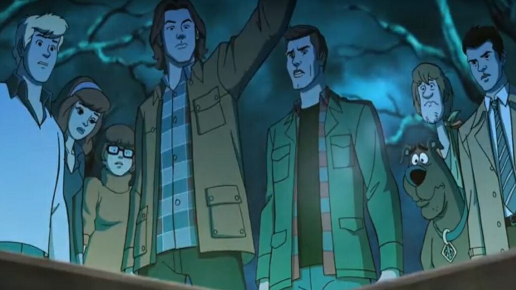 The Winchesters get a clue with Scooby-Doo. CW Promo Screenshot