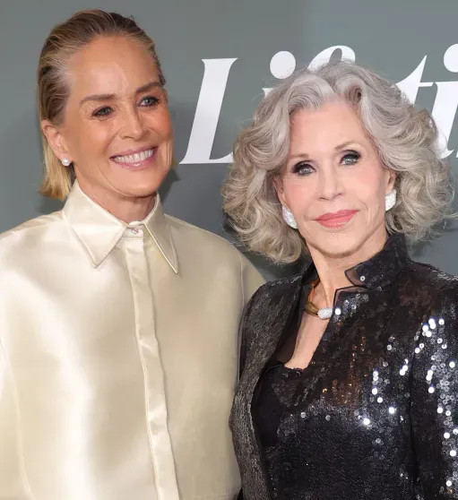 Шэрон Стоун и Джейн Фонда