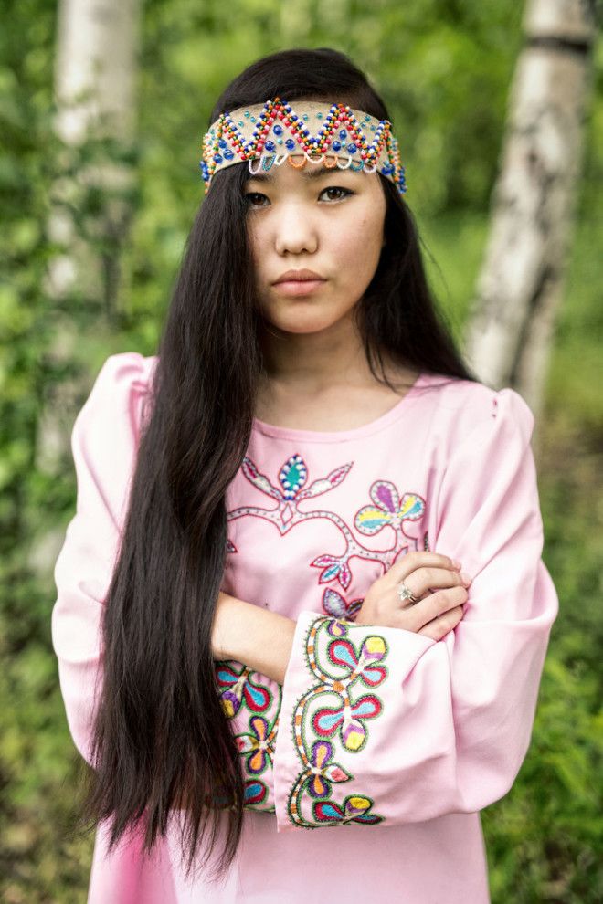 Женские лица Сибири - 20 потрясающих фотопортретов красавиц из коренных народов сурового края женщины
