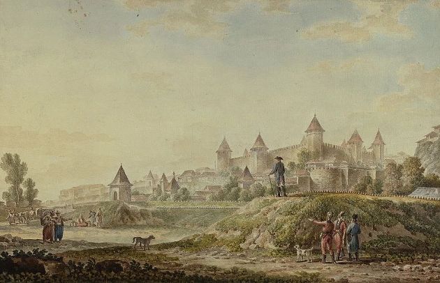М. М. Иванов. Вид крепости в Бендерах (1790)