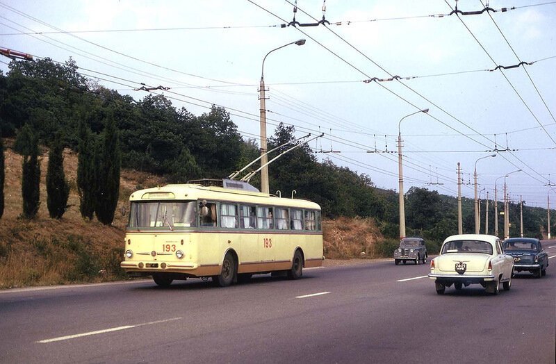 Путешествие на троллейбусе из Симферополя в Ялту в 1973 году города,история,отдых,путешествие,тур,турист,Ялта