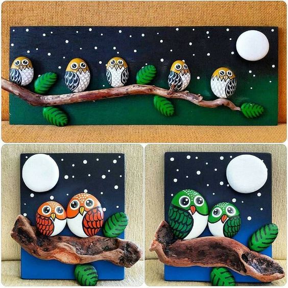 Роспись камней - вдохновляемся! домашний очаг,идеи для дачи,поделки,роспись камней,рукоделие,своими руками