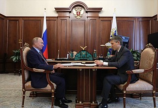 Встреча с председателем правления «Россельхозбанка» Борисом Листовым.