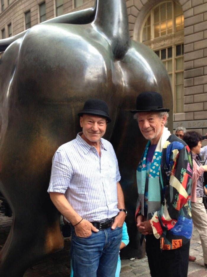 Patrick Stewart And Ian Mckellen