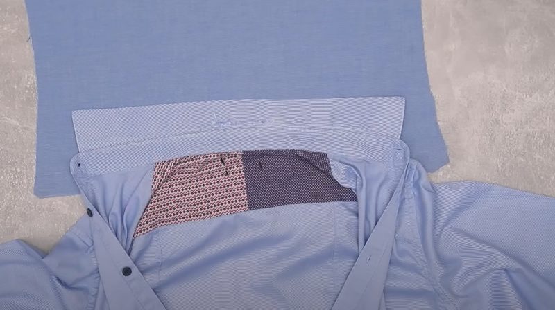 Как можно легко починить изношенный воротник рубашки быстро и просто: швейный трюк мастер-класс,шитье