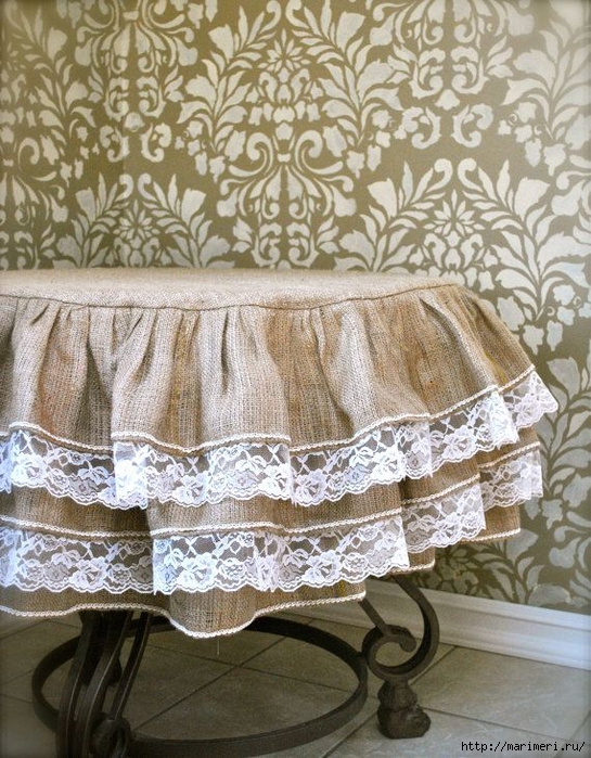 Великолепная мешковина! декор