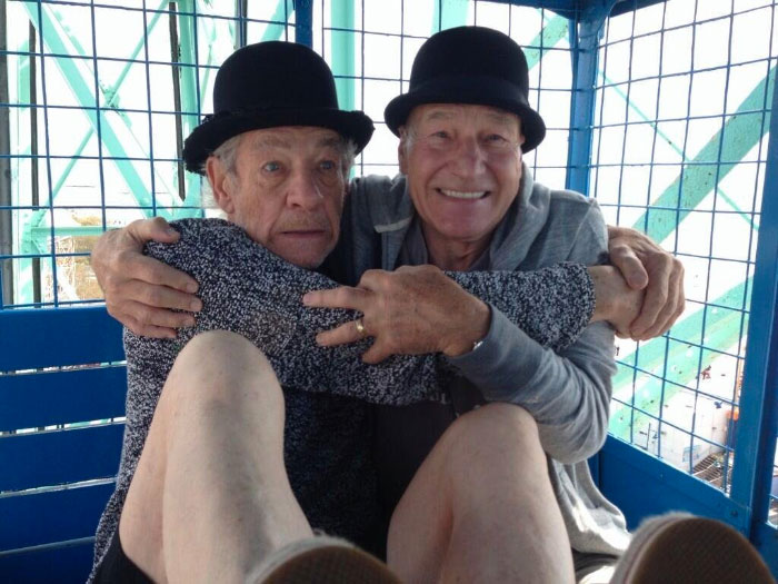 Patrick Stewart And Ian Mckellen