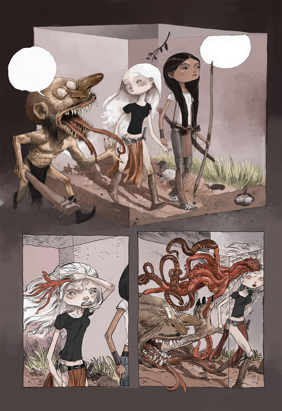 Призрачные герои в жутких иллюстрациях Тони Сандовала Призрачные герои в жутких иллюстрациях Тони Сандовала