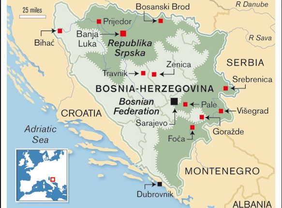 Республика сербская карта боснии и герцеговины