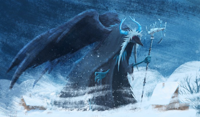 Женщина с мечом, козёл и кот: Кого боялись зимними ночами разные народы боги,духи,зима,история,легенды,мифы