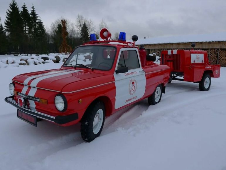 "Запорожец" - огнеборец. Очень необычная пожарная машина