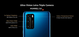 Представлены смартфоны Huawei P40, P40 Pro и P40 Pro+. Самый огромный оптический датчик и первый в мире 10-кратный оптический зум новости,смартфон,статья