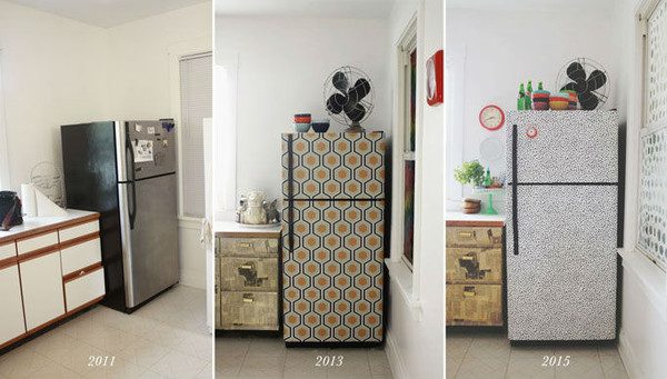12 отличных идей для обновления старого холодильника