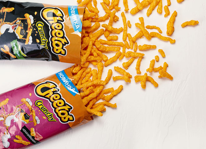 Cheetos Crunchy: легендарные снеки от Cheetos добрались до России