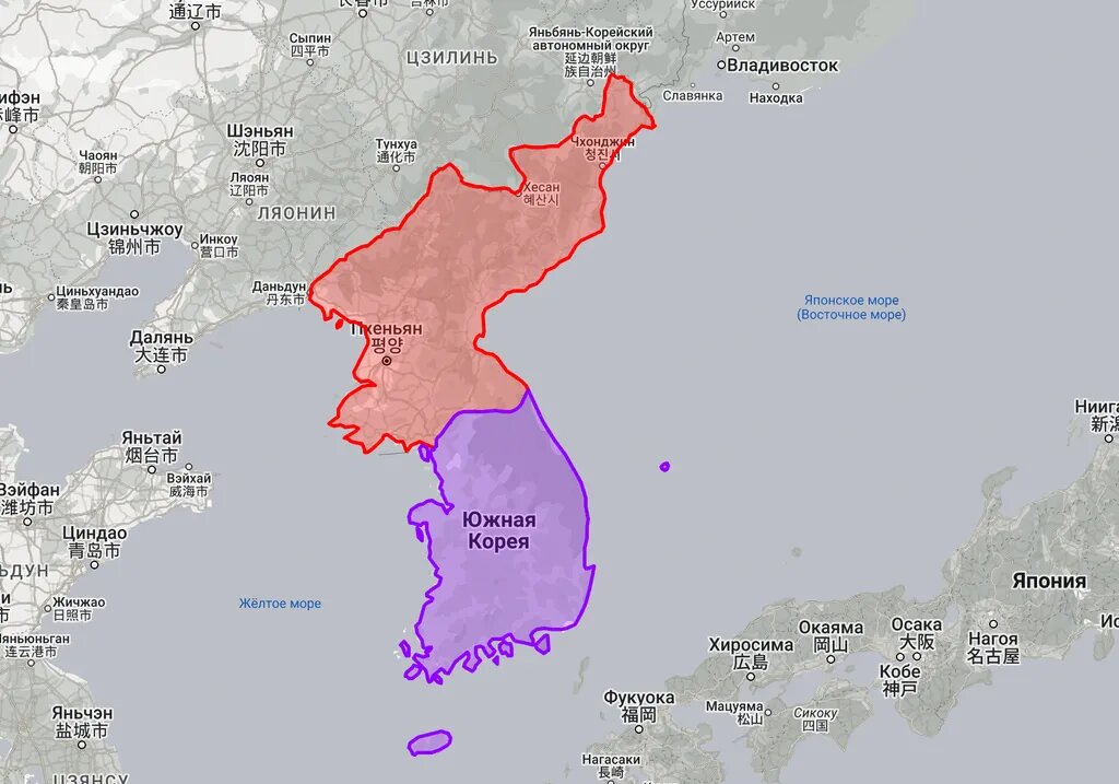 Об истинных размерах Северной Кореи и почему это интересно