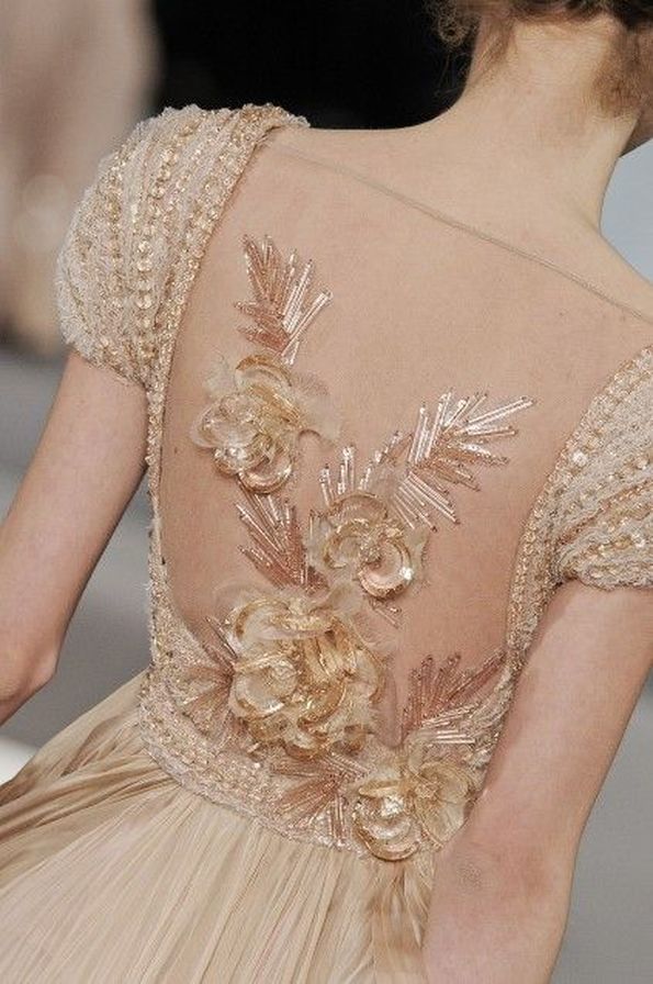 Украшение мировых подиумов - роскошные вышитые платья Haute couture лучшее