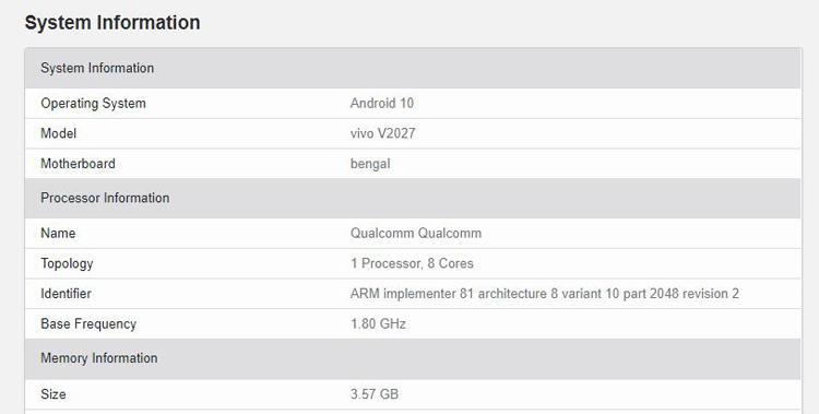 Смартфон Vivo Y20 одним из первых получит платформу Snapdragon 460 Смартфон Vivo Y20 одним из первых получит платформу Snapdragon 460 новости,смартфон,статья