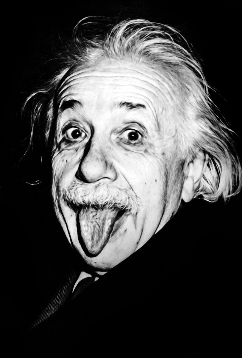 Почему Эйнштейн показывает язык и что было вырезано из кадра . История, стоящая за культовой фотографией
