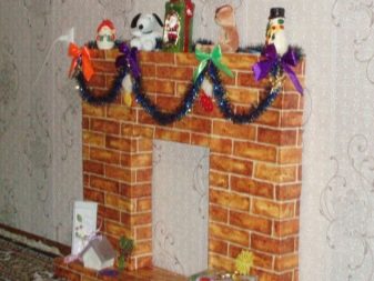 Камин из картона Камин из картона своими руками,сделай сам,умелые руки