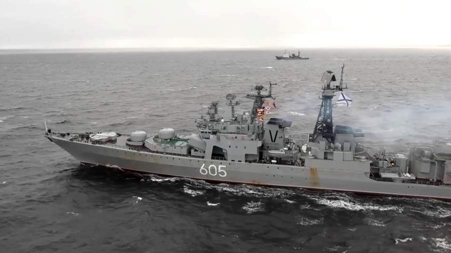 Отряд СФ во главе с «Адмиралом Горшковым» вышел в дальний поход в Атлантику