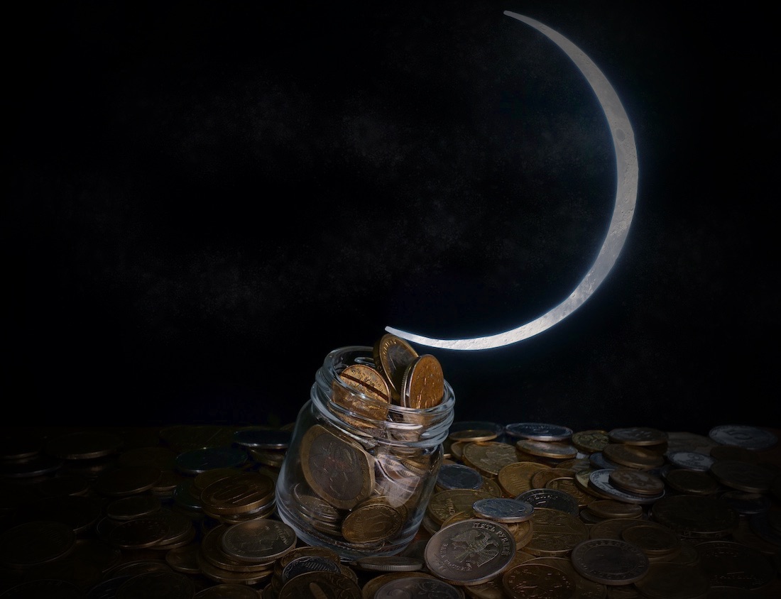 Кошелек на растущую луну. Новолуние магия. Ритуалы на новолуние. Луна и деньги. Денежное новолуние.