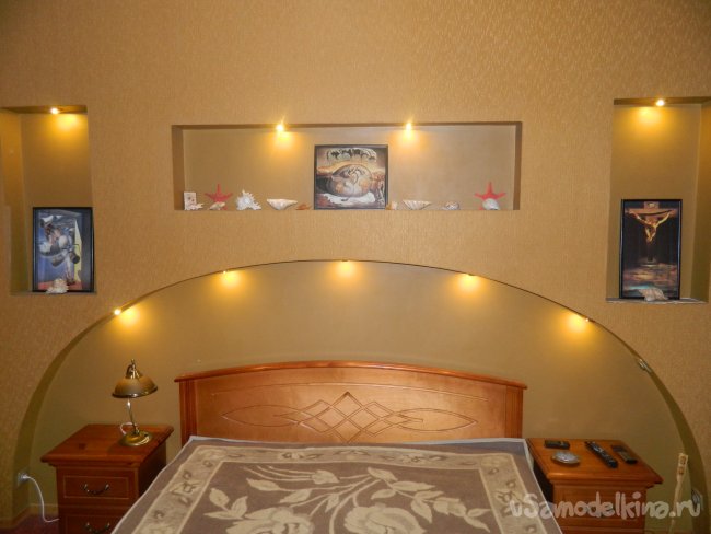 Установка светодиодов вместо галогенных ламп в спальне
