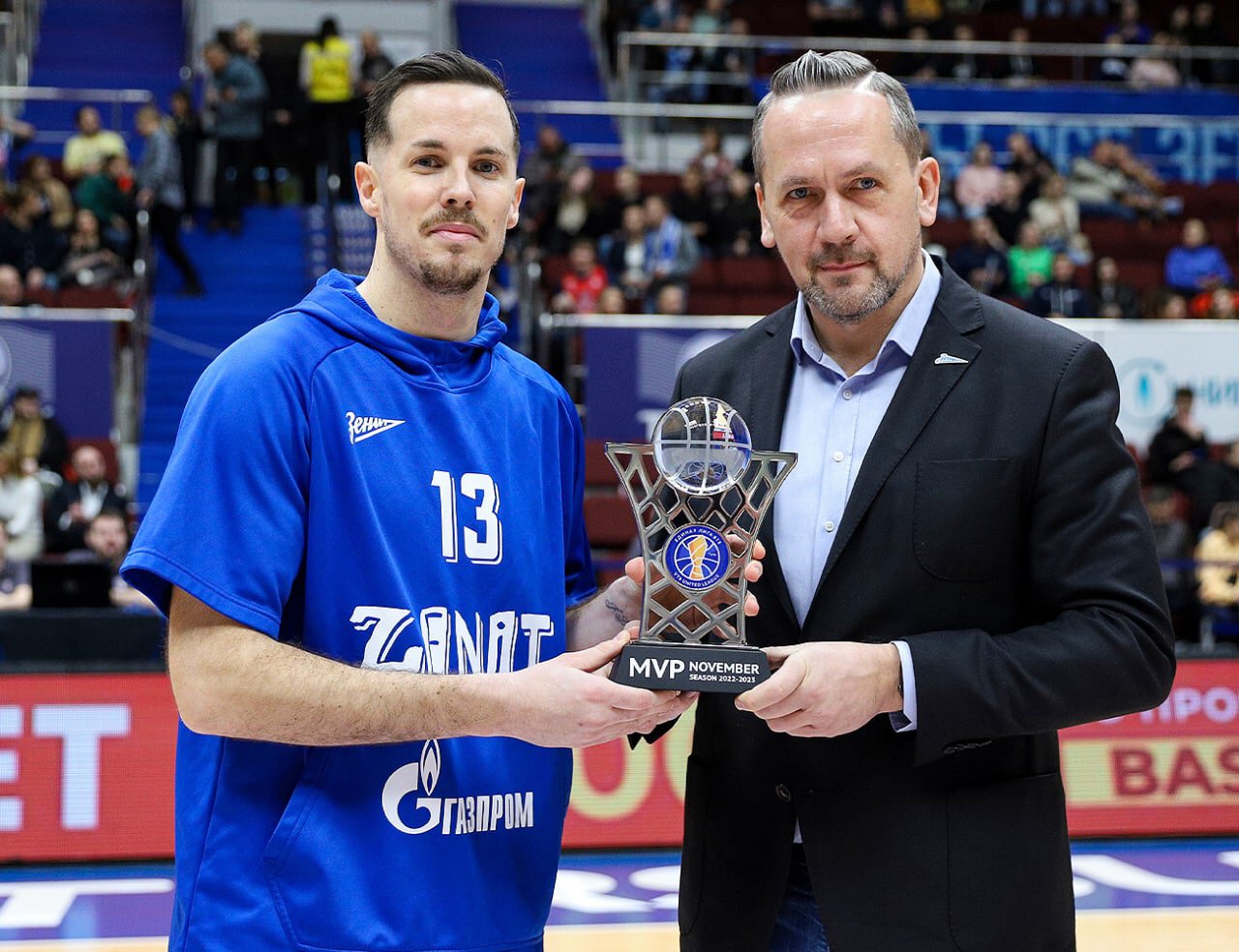 Томас Эртель получил награду MVP ноября в Лиге ВТБ
