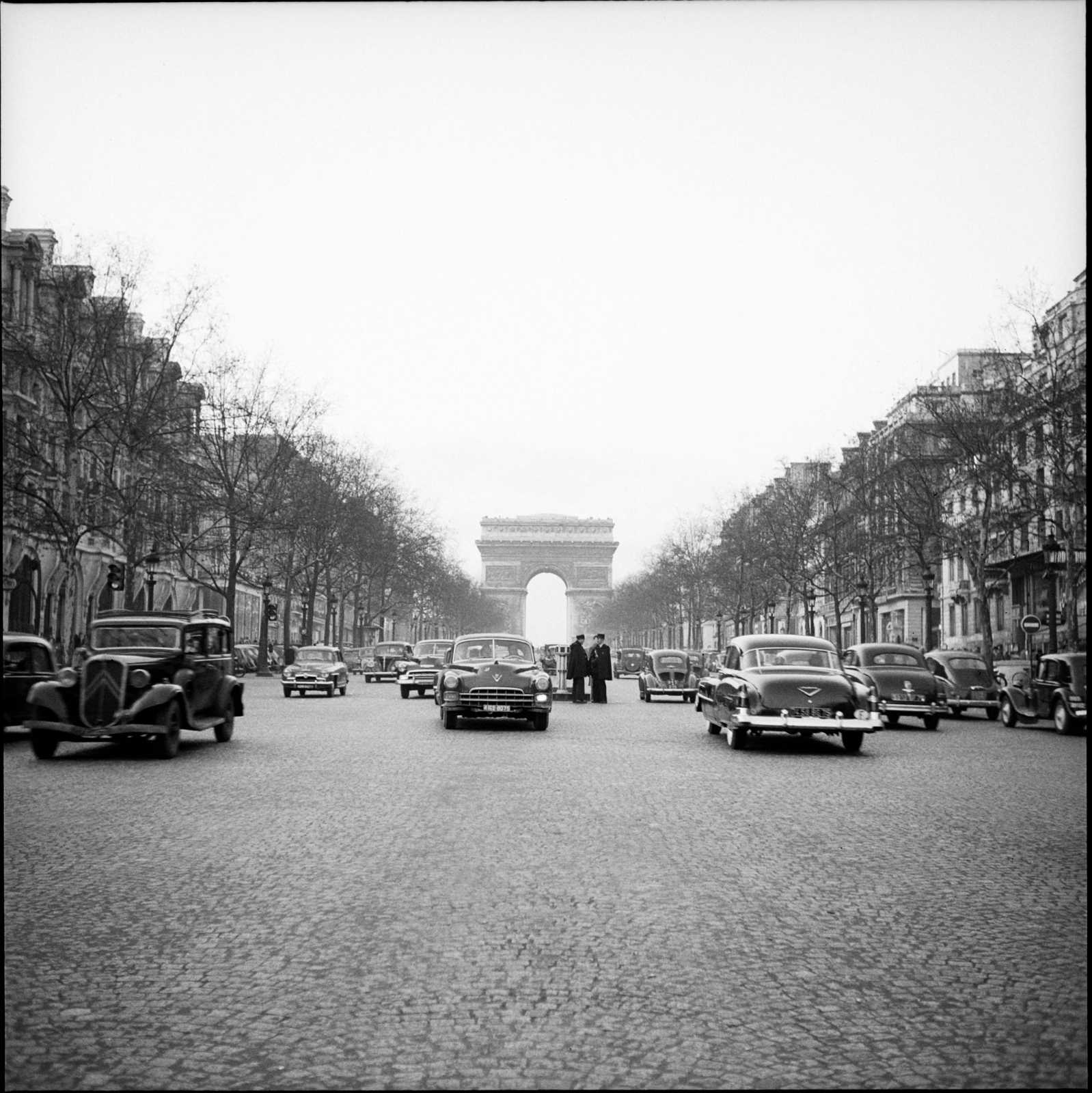 Фото Парижа, сделанные в 1952-1961 гг.
