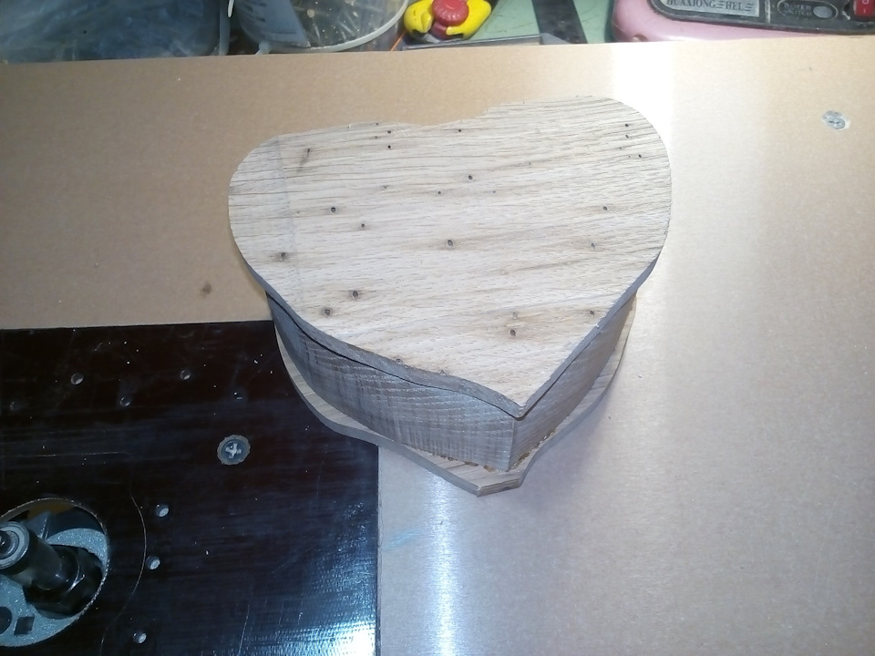 Изготовление шкатулки в виде сердечка Изготовление шкатулки в виде сердечка самоделкин