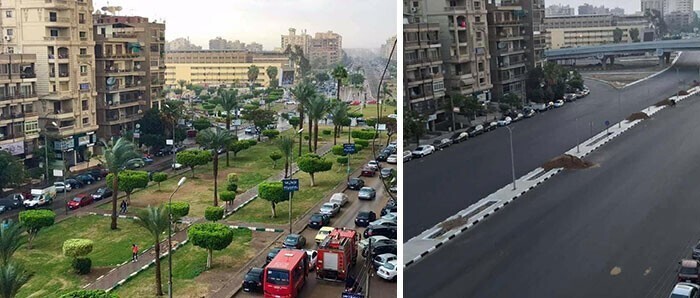Каир, новое шоссе вместо зелени